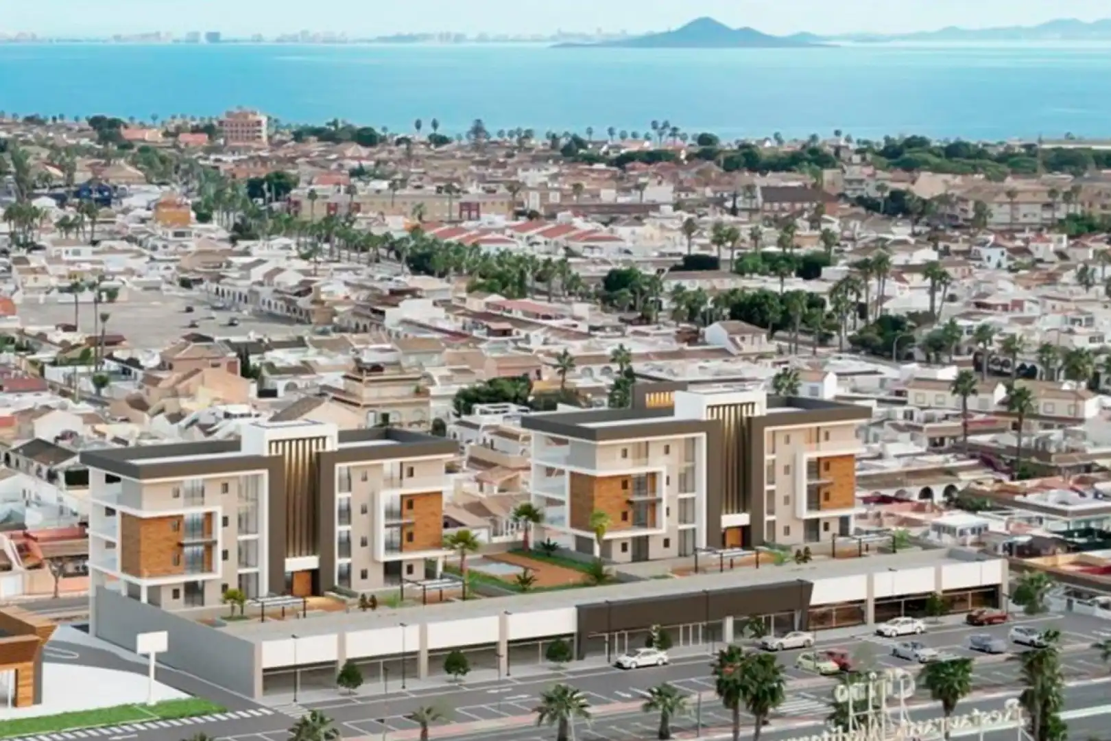 Exterior view of Flat for sale in Los Alcázares  with Air Conditioner, Private garden and Terrace