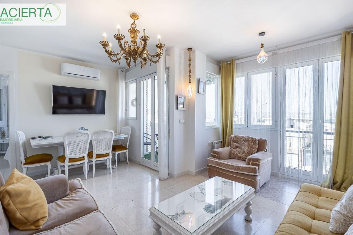 Sala d'estar de Pis en venda en  Granada Capital amb Calefacció i Terrassa