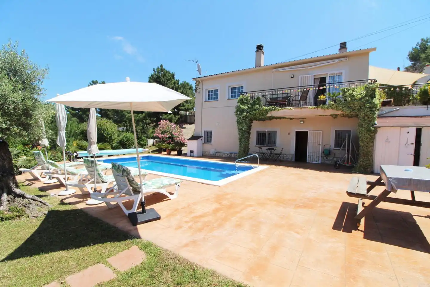 Piscina de Casa o xalet en venda en Lloret de Mar amb Aire condicionat, Jardí privat i Terrassa