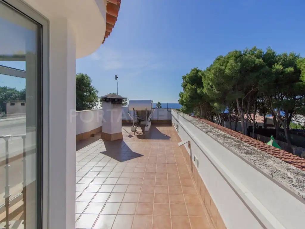 Terraza de Casa o chalet en venta en Sant Lluís con Calefacción, Jardín privado y Piscina