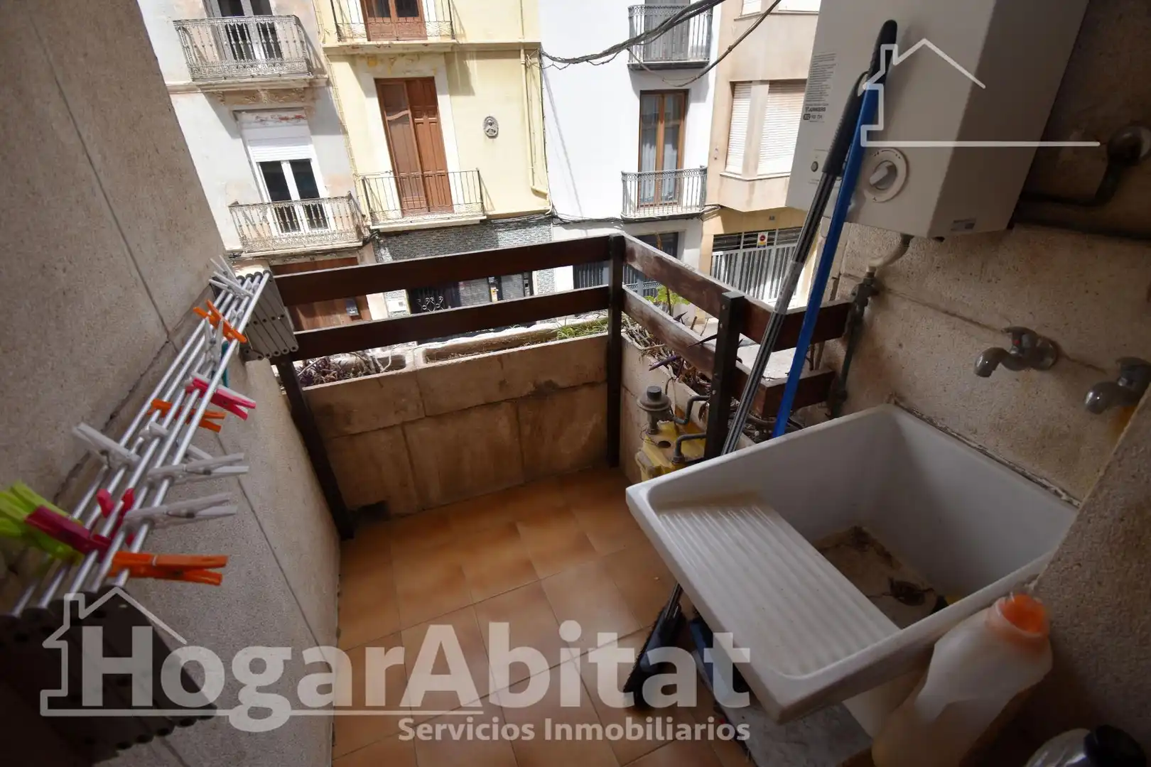 Balcony of Flat for sale in Vila-real  with Air Conditioner, Heating and Furnished