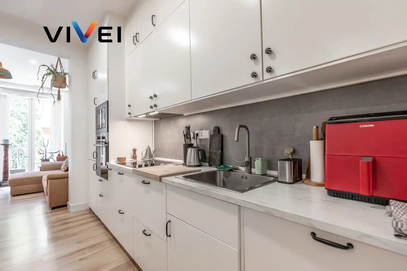 Kitchen of Flat for sale in Madrid  with Balcony