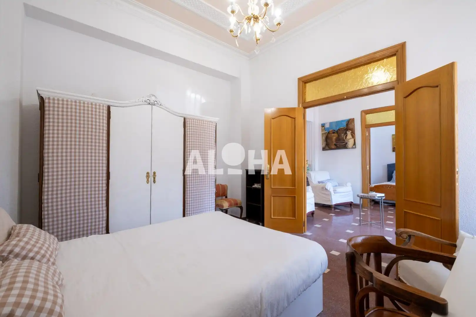 Bedroom of Apartments for rent in Moncada  with Terrace and Furnished