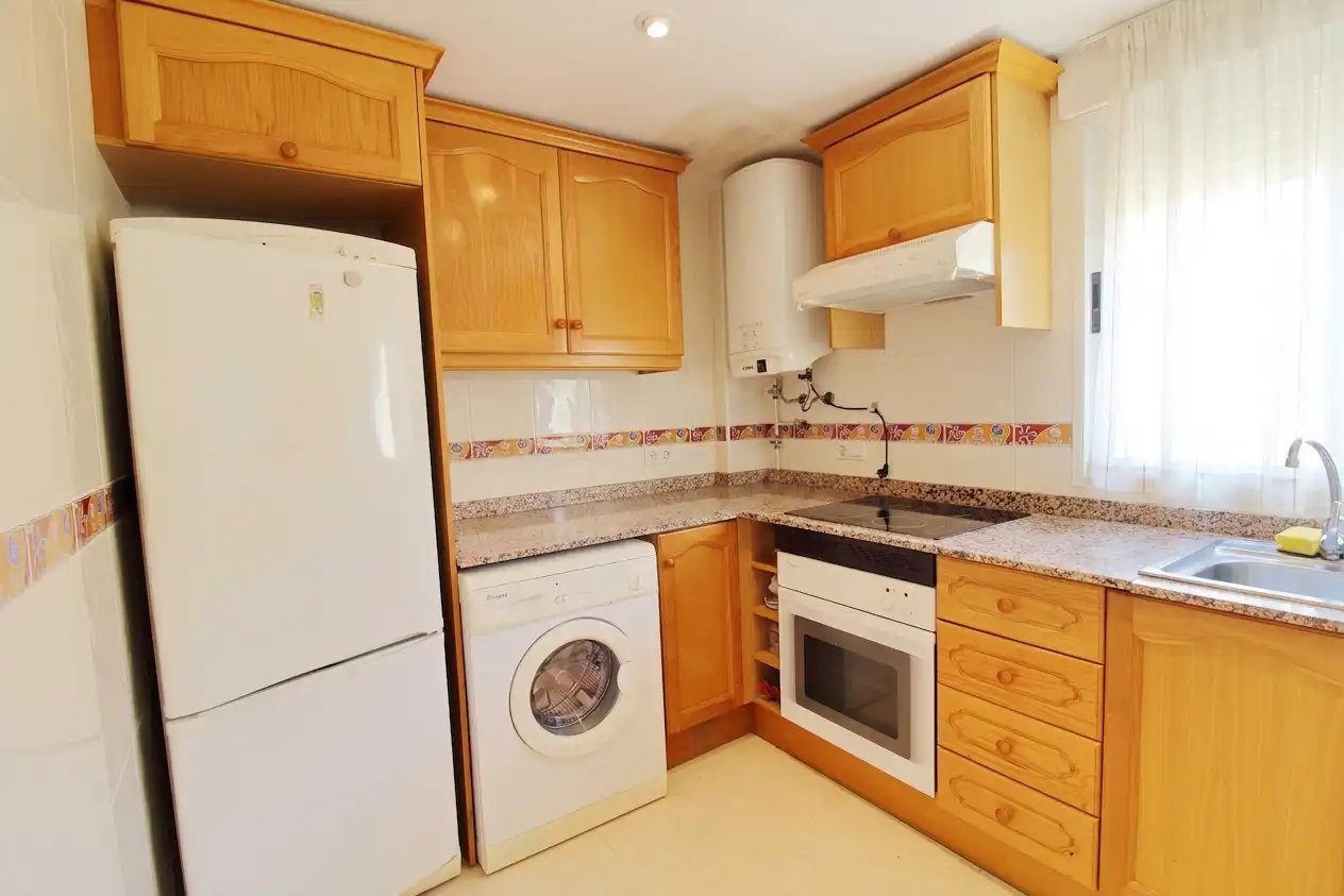 Cuina de Apartament en venda en Oropesa del Mar / Orpesa amb Terrassa, Piscina i Moblat