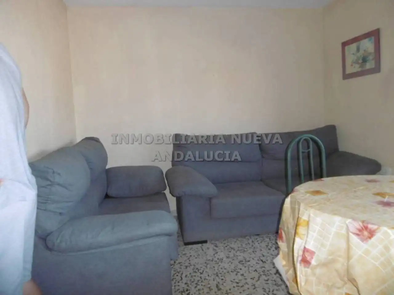 Living room of Flat for rent in Almería  with Furnished and Balcony