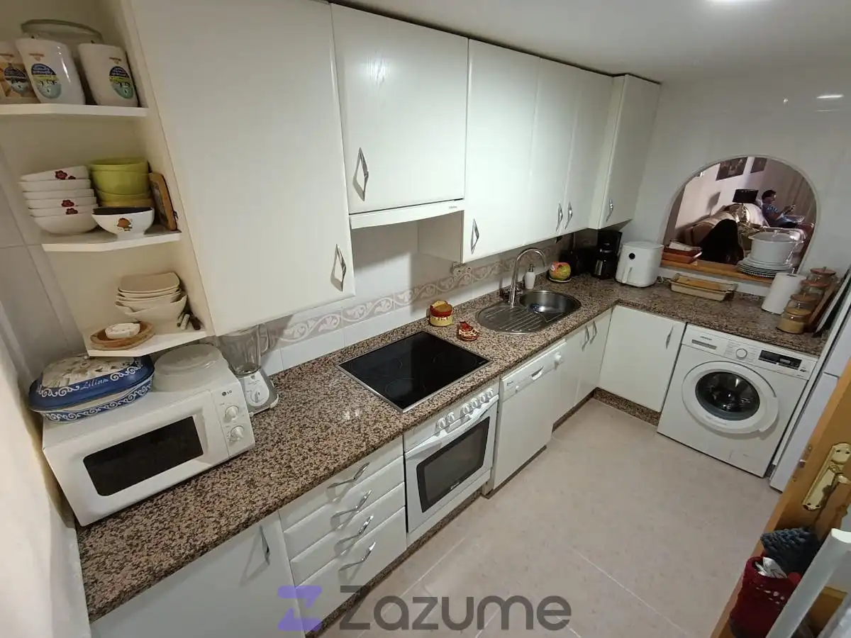Kitchen of Flat for rent in Marbella  with Heating, Terrace and Swimming Pool