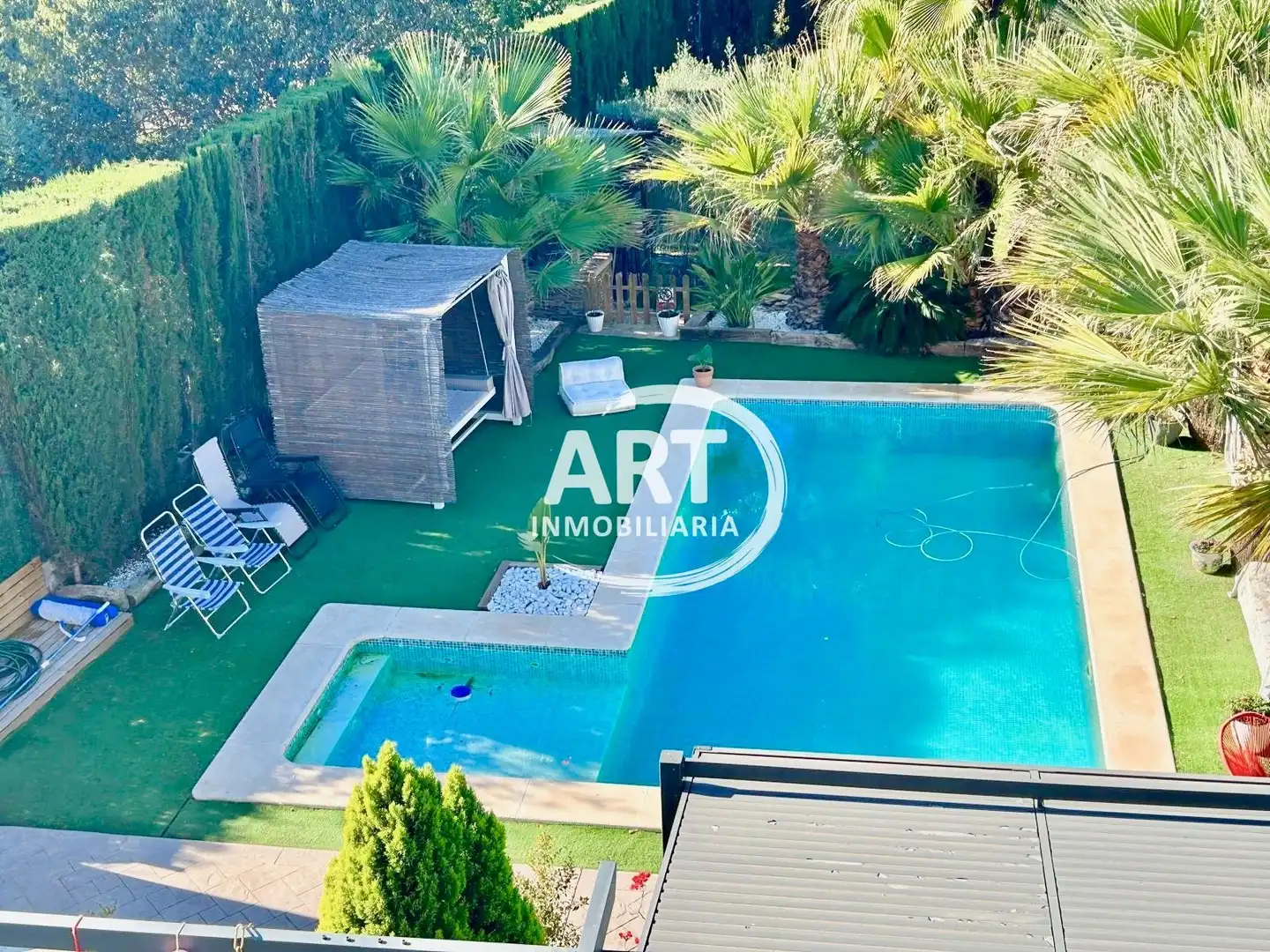 Jardín de Casa o chalet en venta en Llíria con Aire acondicionado, Calefacción y Jardín privado