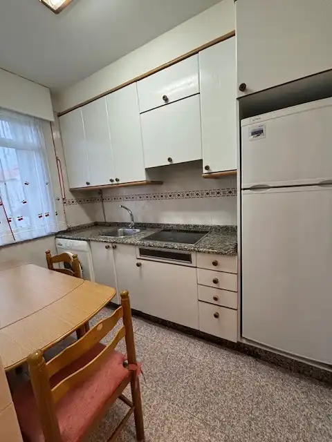 Kitchen of Flat for rent in Ferrol  with Furnished and Washing machine