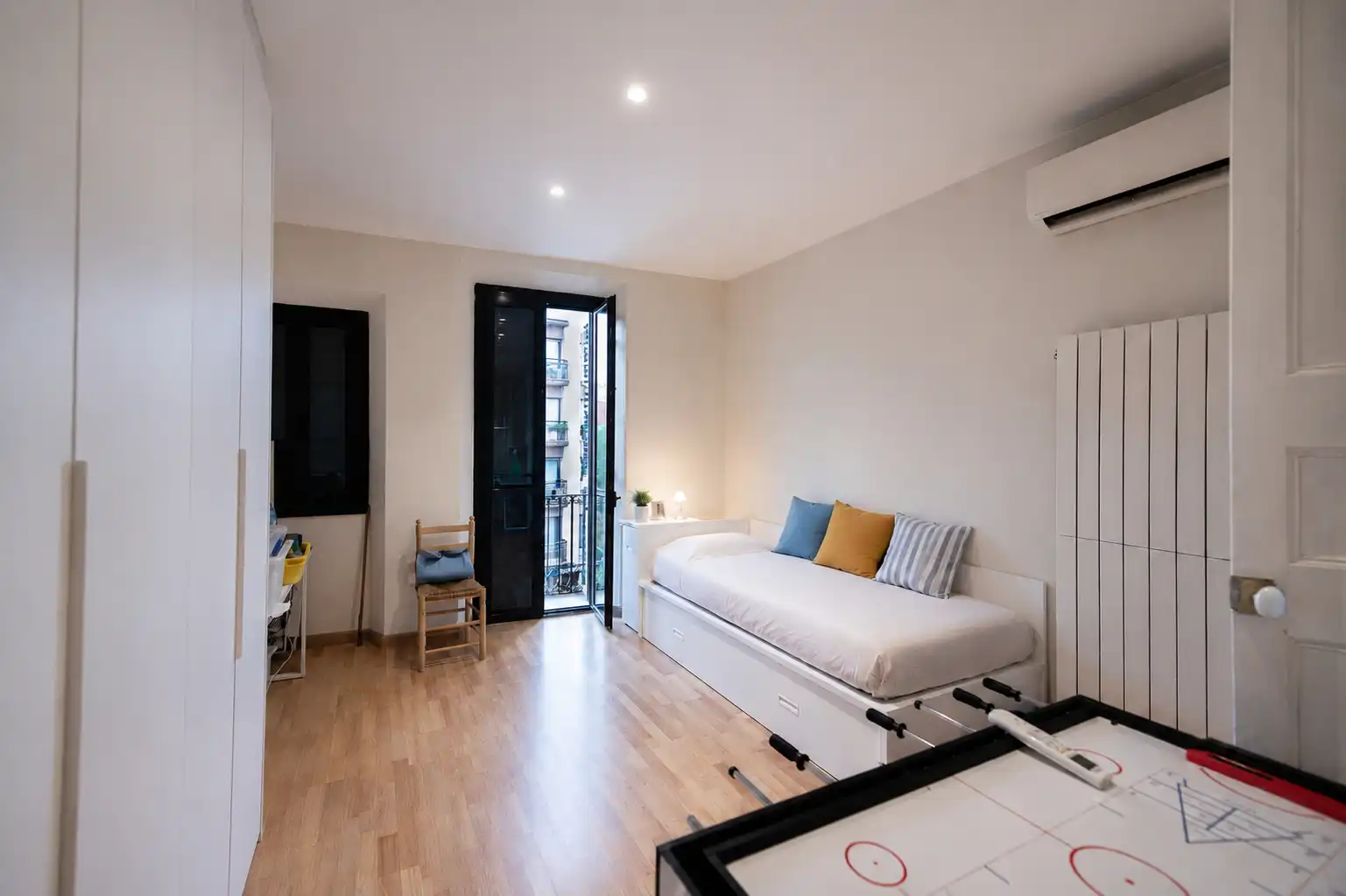 Dormitori de Dúplex de lloguer en Sant Feliu de Guíxols amb Aire condicionat, Calefacció i Terrassa