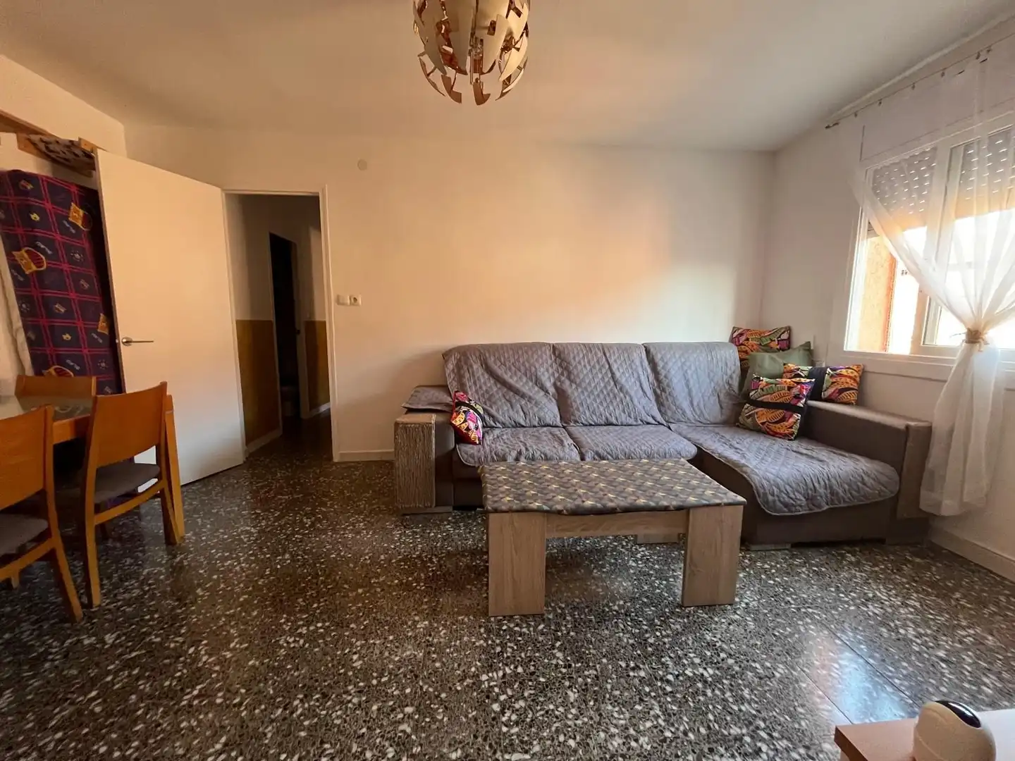 Sala de estar de Piso en venta en Badalona