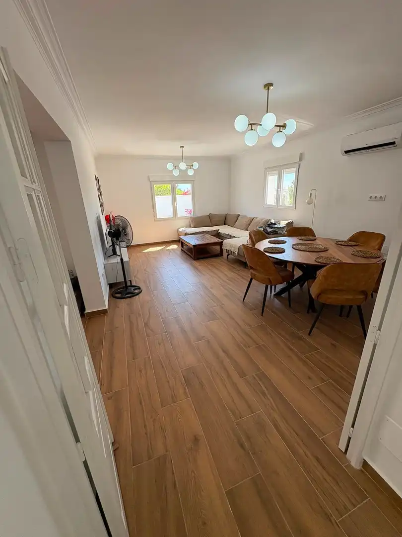 Sala de estar de Casa o chalet en venta en Mojácar con Aire acondicionado, Calefacción y Jardín privado