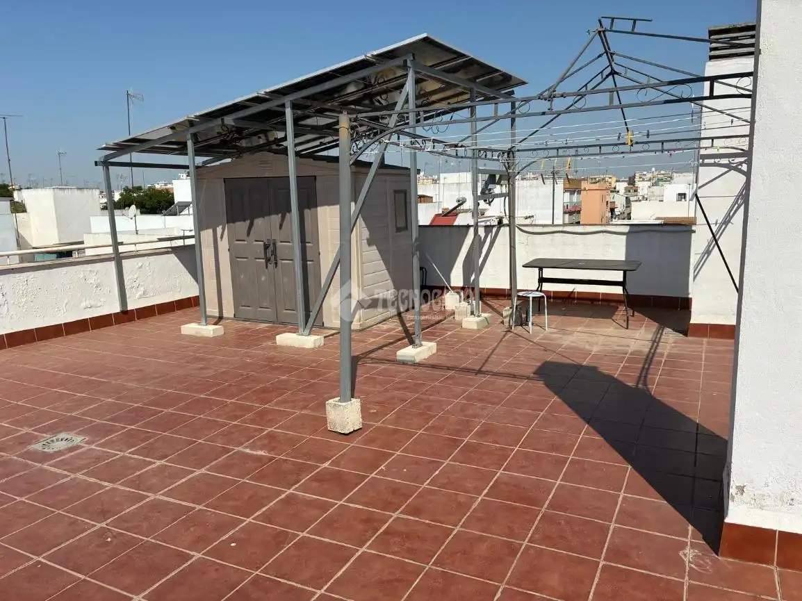 Terraza de Ático de alquiler en Sevilla con Aire acondicionado, Terraza y Piscina