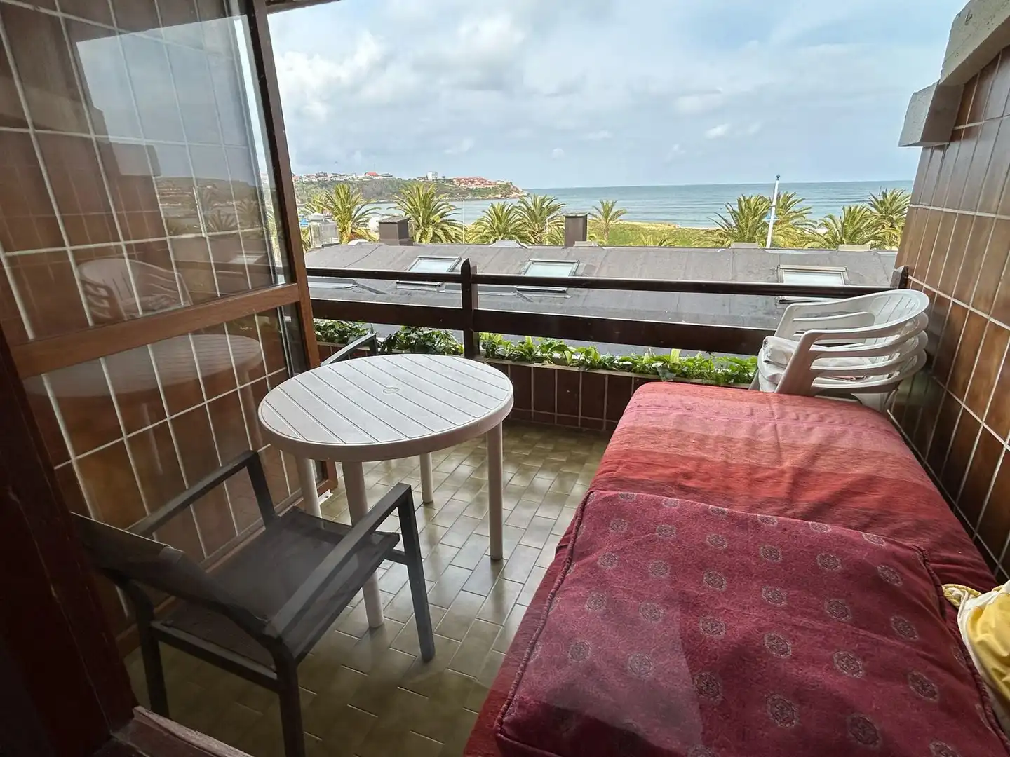 Terrasse von Wohnungen zum Verkauf in Suances mit Heizung, Parkett und Terrasse