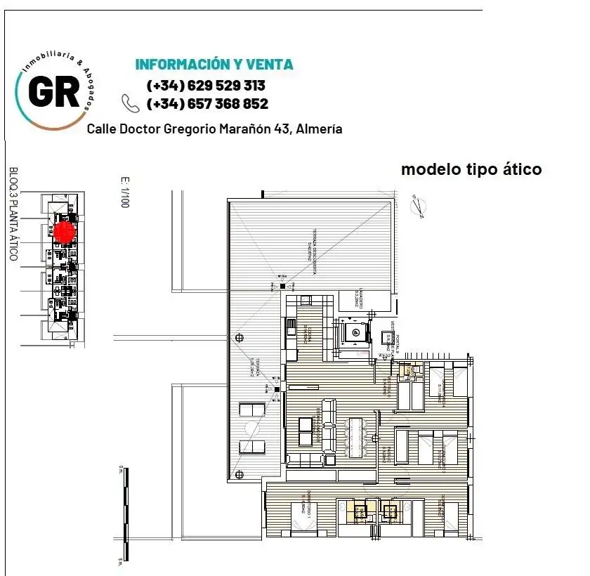 Piso en venta en Almería con Jardín privado y Terraza