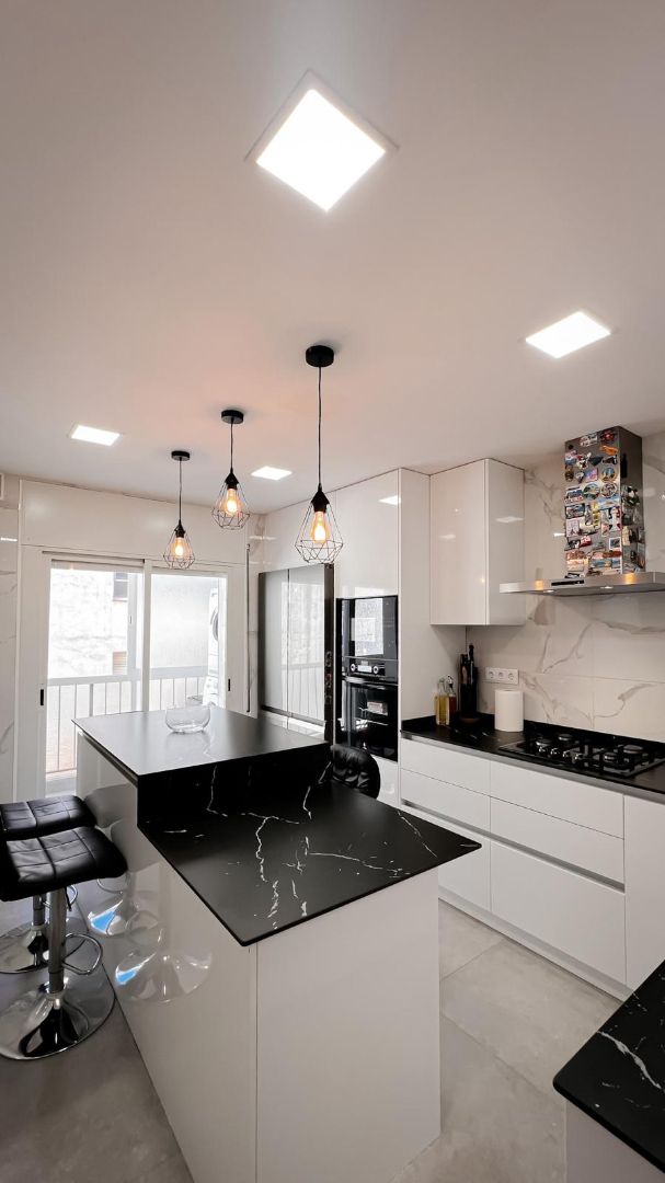 Kitchen of Flat for sale in Mataró  with Air Conditioner, Heating and Furnished