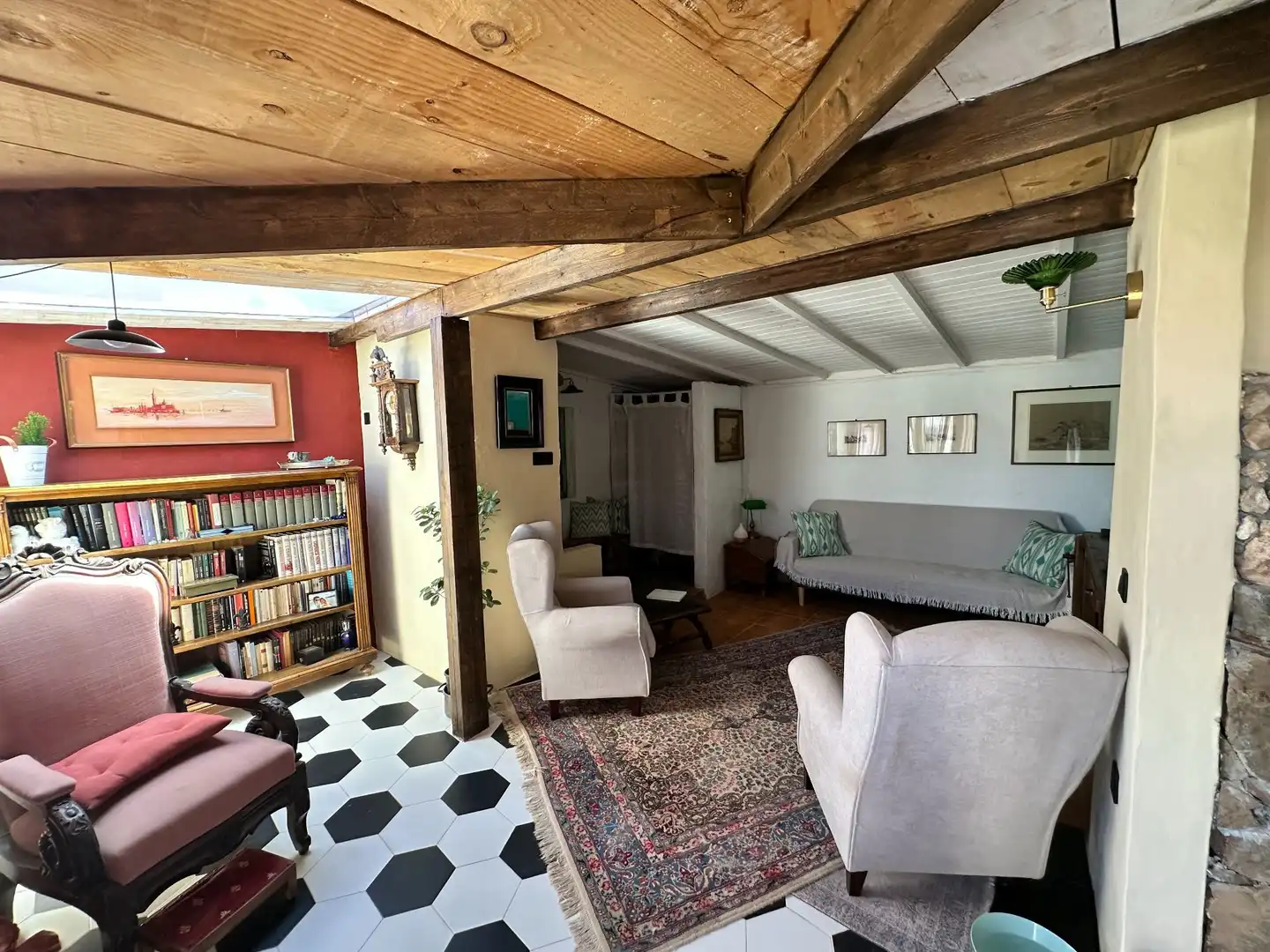 Sala de estar de Finca rústica en venta en Pájara con Jardín privado, Terraza y Trastero
