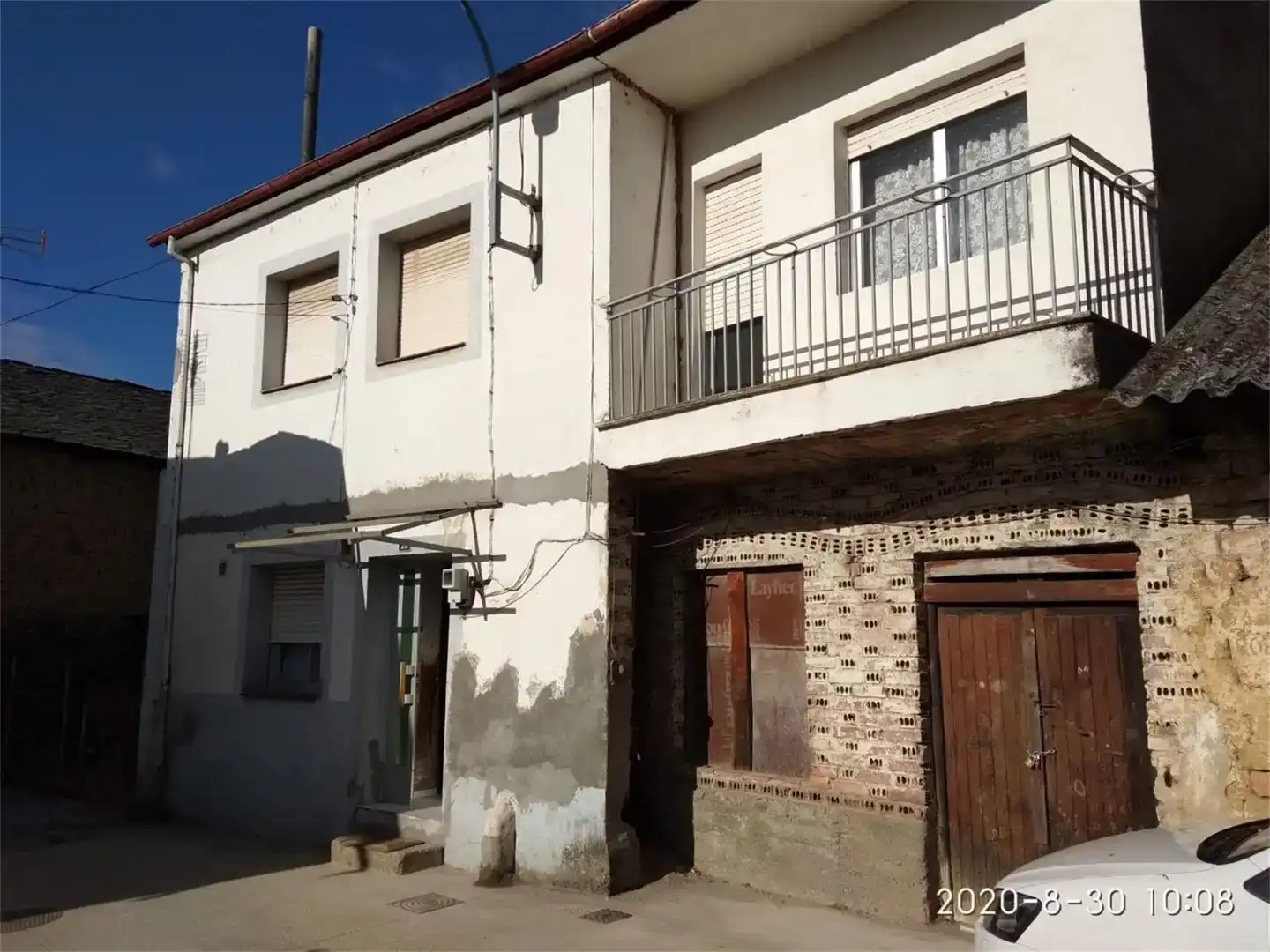 Vista exterior de Finca rústica en venta en Camponaraya con Balcón