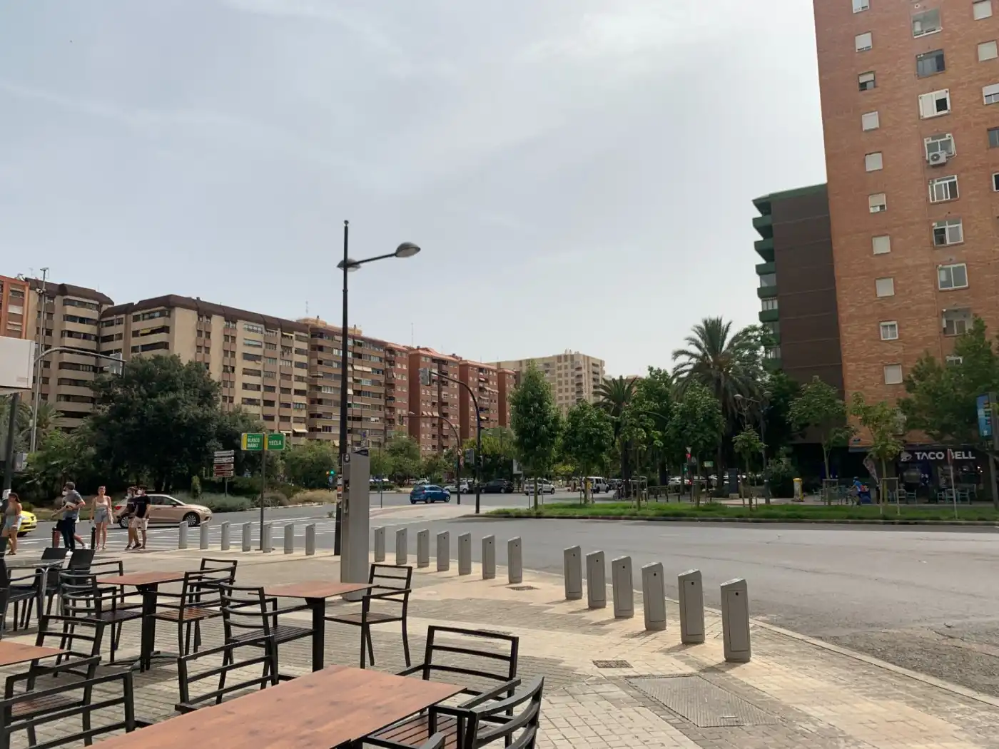 Vista exterior de Pis de lloguer en Valencia amb Jardí privat, Moblat i Balcó