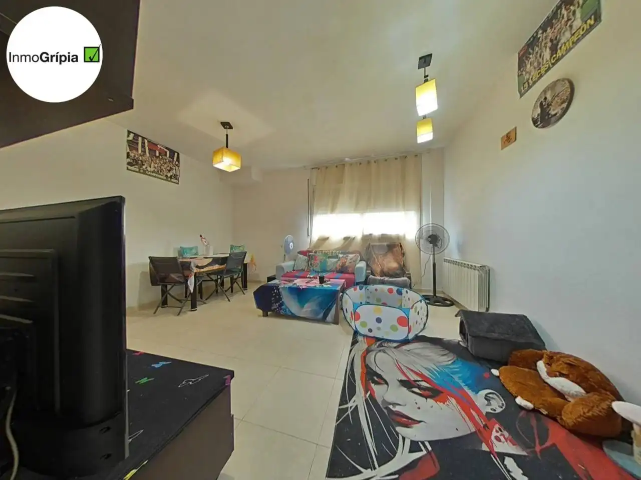 Wohnzimmer von Wohnung zum Verkauf in Terrassa mit Heizung und Terrasse