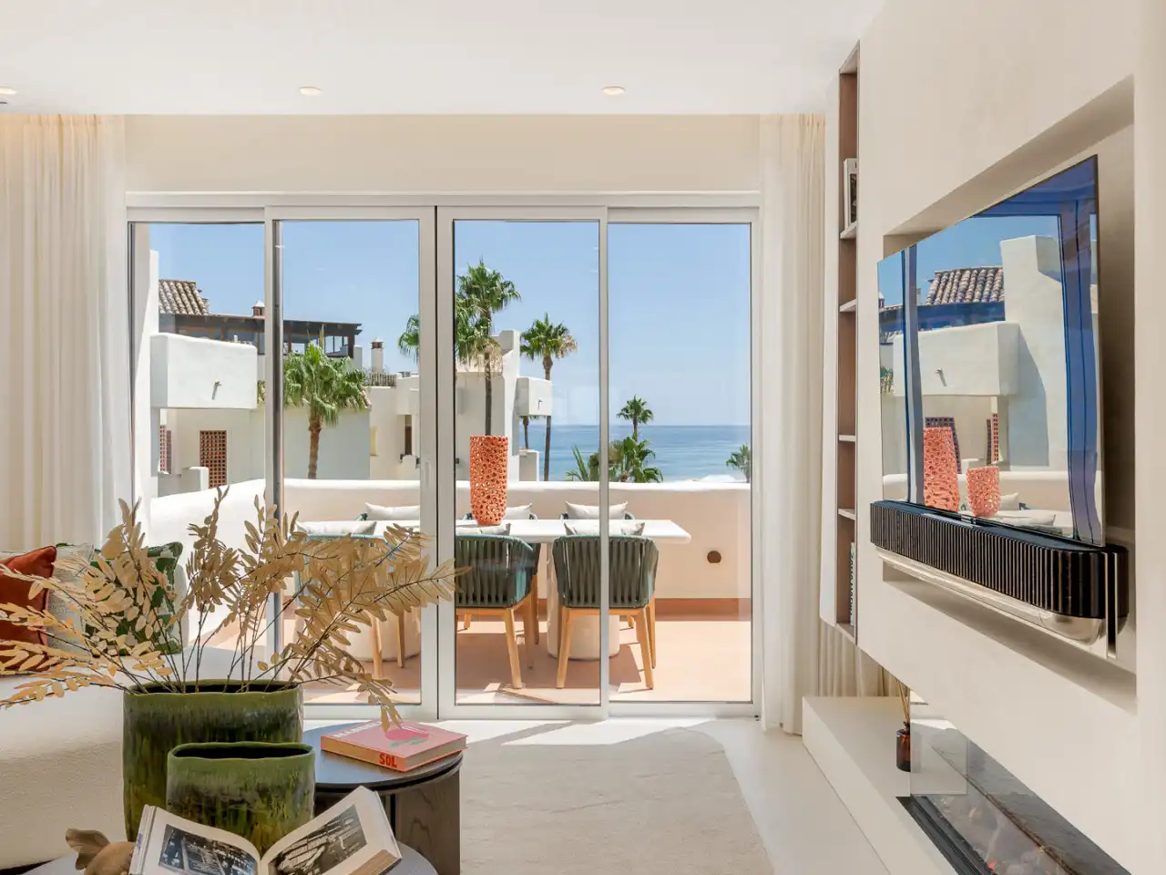 Terrace of Duplexes for sale in Estepona  with Air Conditioner, Heating and Terrace