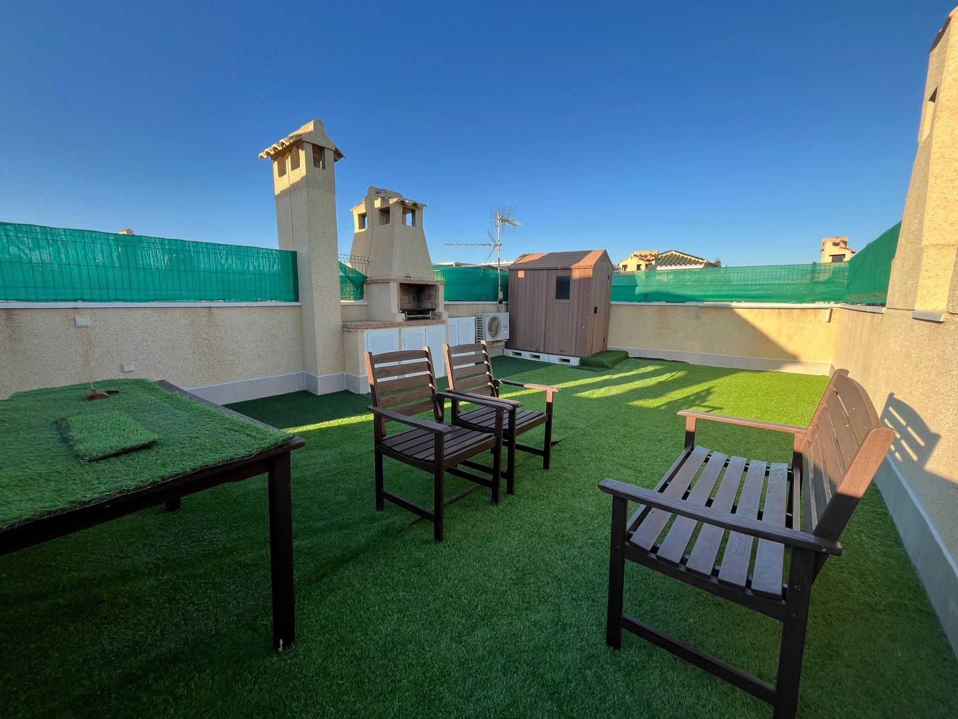 Terrassa de Casa o xalet en venda en San Javier amb Aire condicionat, Calefacció i Jardí privat