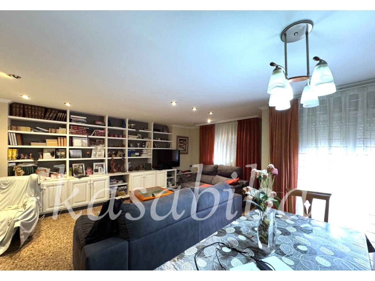 Living room of Flat for sale in  Valencia Capital  with Balcony