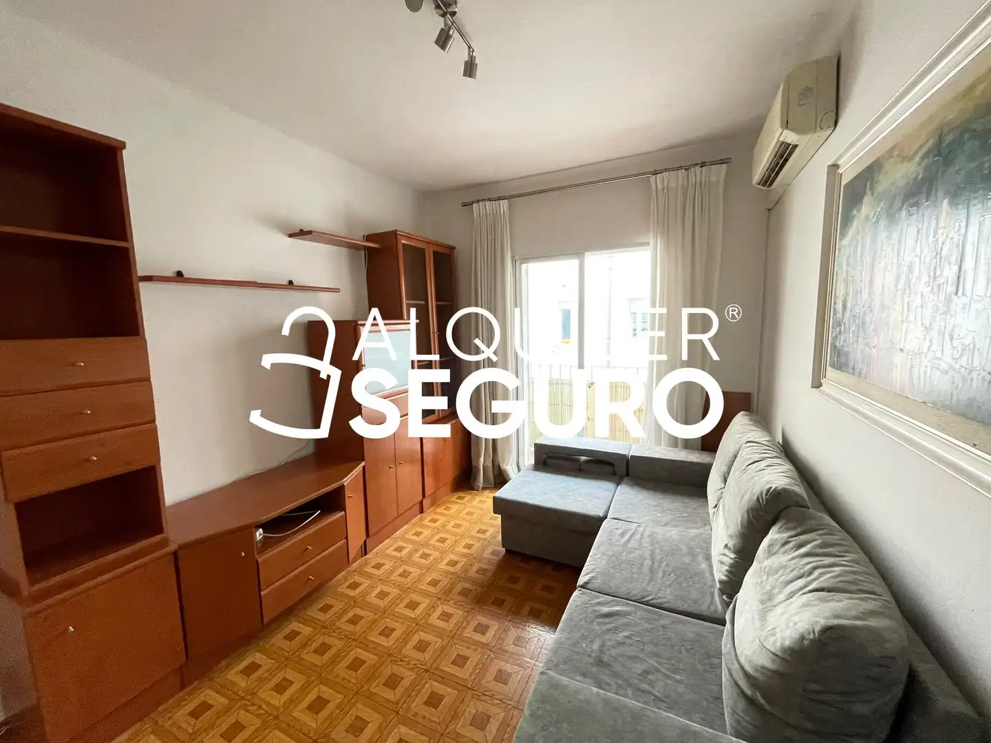 Sala d'estar de Pis de lloguer en Madrid amb Aire condicionat, Calefacció i Terrassa