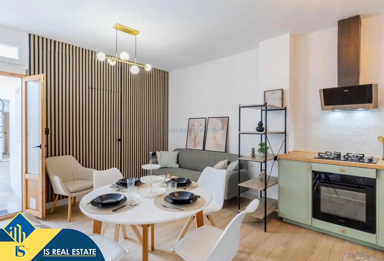 Sala de estar de Casa adosada en venta en Torrevieja con Aire acondicionado, Calefacción y Amueblado