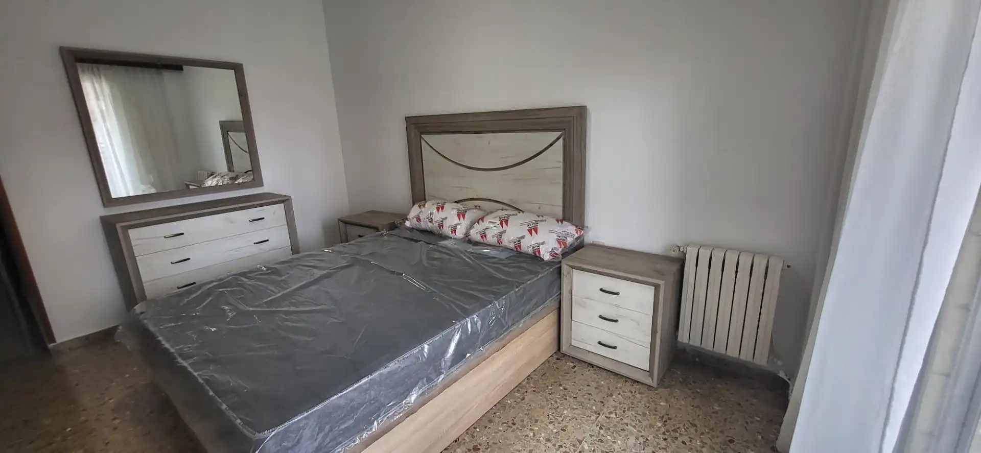 Bedroom of Flat for rent in Albacete  with Air Conditioner, Heating and Furnished