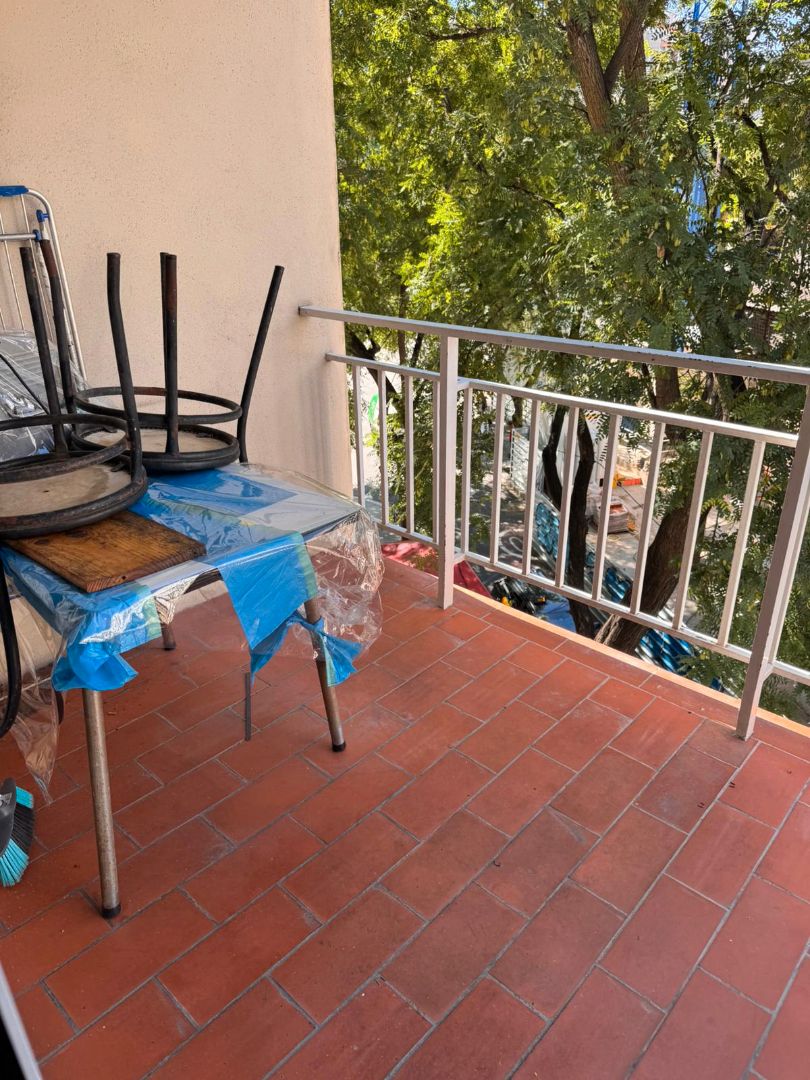 Balcony of Flat to rent in  Barcelona Capital  with Heating, Furnished and Oven