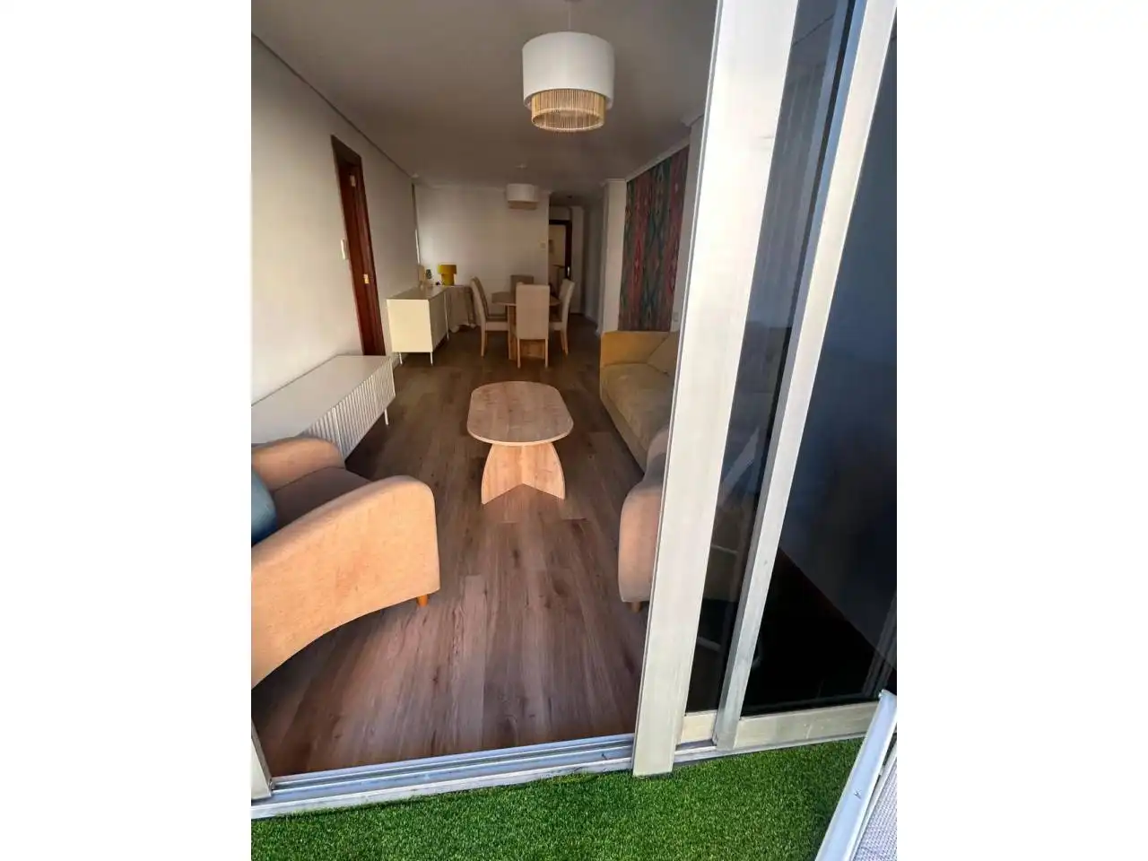 Balcony of Flat for rent in Valencia  with Air Conditioner, Parquet flooring and Storage room