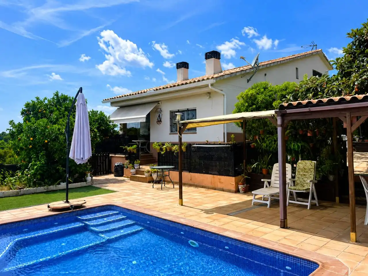 Jardín de Casa o chalet en venta en Caldes de Montbui con Aire acondicionado, Calefacción y Jardín privado