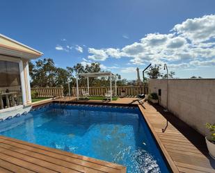 Swimming pool of House or chalet for sale in Málaga Capital  with Air Conditioner, Private garden and Terrace