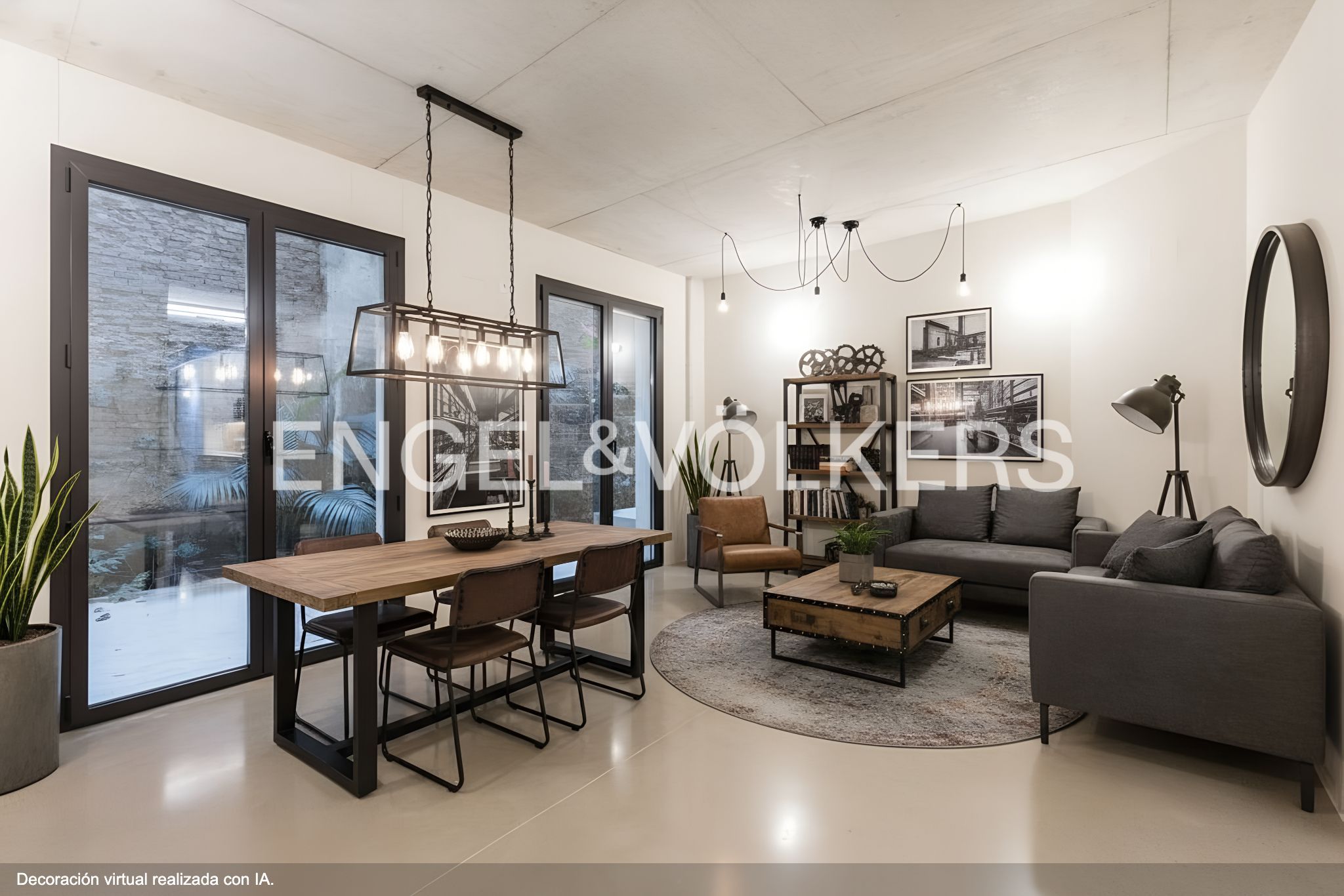 Sala de estar de Dúplex en venta en  Barcelona Capital con Aire acondicionado, Calefacción y Jardín privado