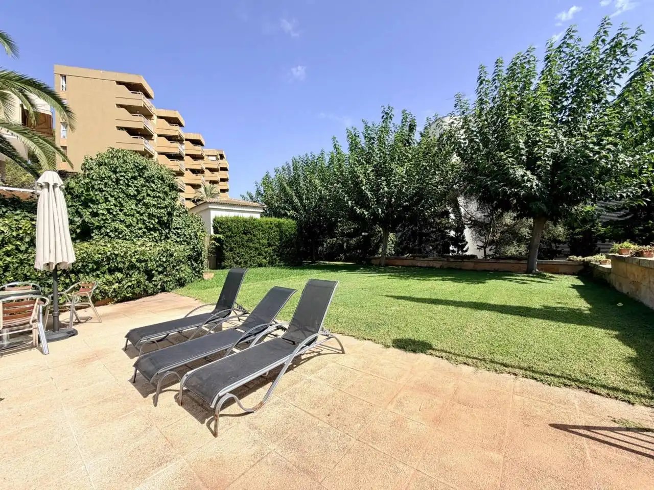 Jardí de Pis de lloguer en  Palma de Mallorca amb Aire condicionat, Calefacció i Parquet