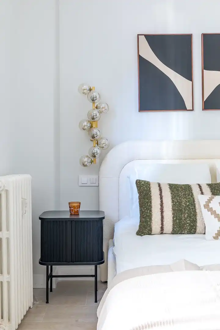 Habitación de Apartamento de alquiler en Madrid con Aire acondicionado, Amueblado y Internet