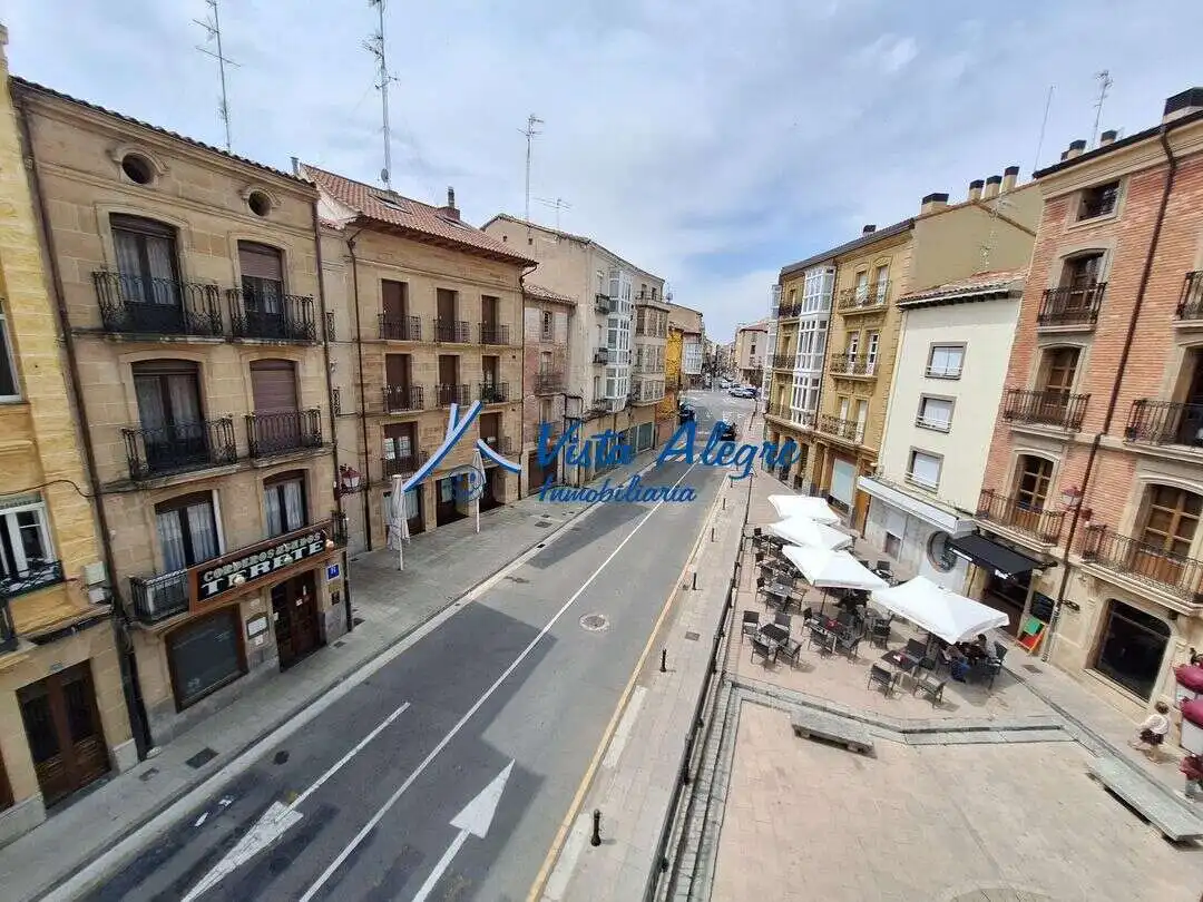 Vista exterior de Apartamento en venta en Haro con Calefacción, Terraza y Amueblado