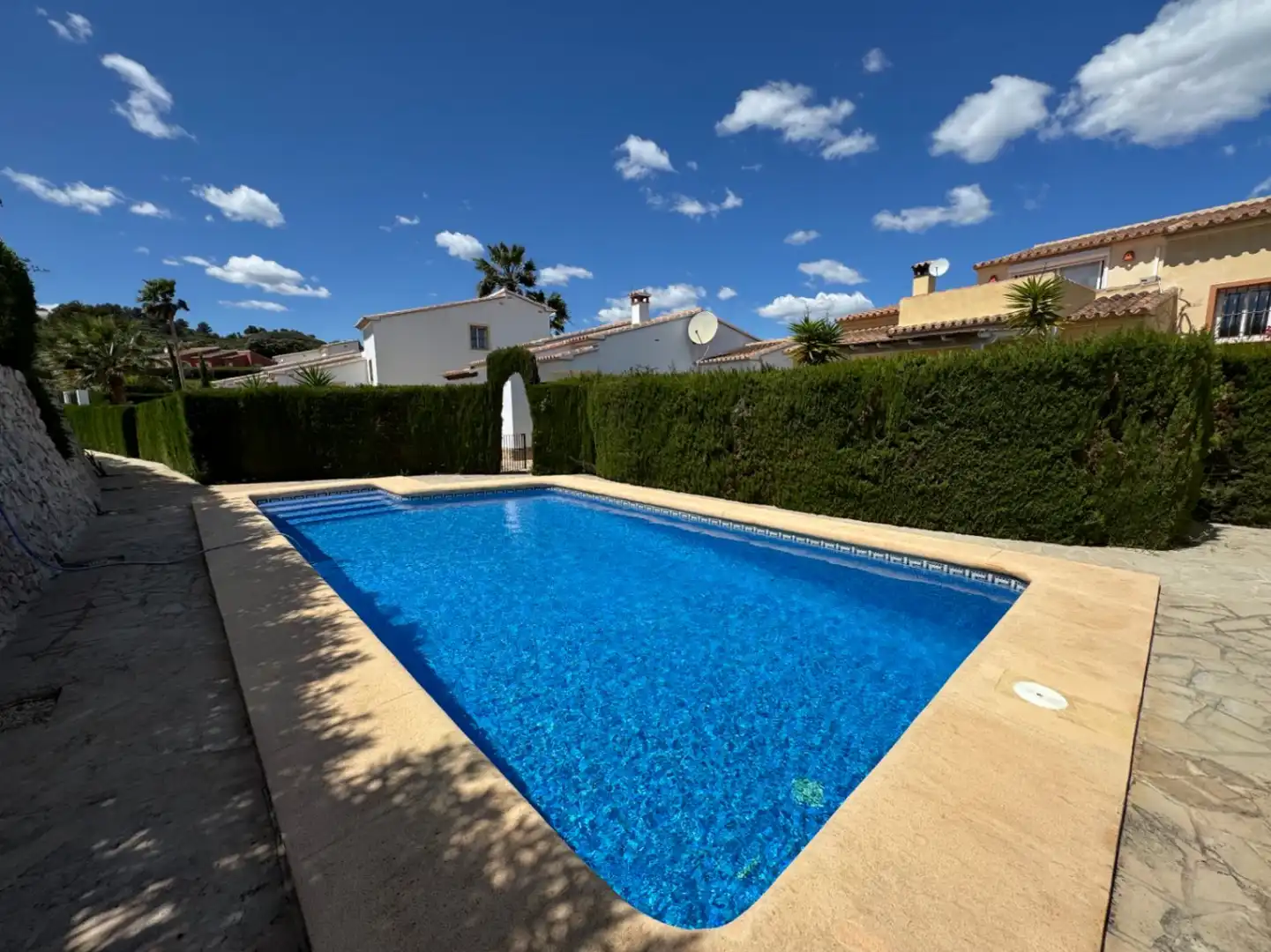 Piscina de Casa o chalet en venta en Benitachell / El Poble Nou de Benitatxell con Aire acondicionado, Calefacción y Jardín privado