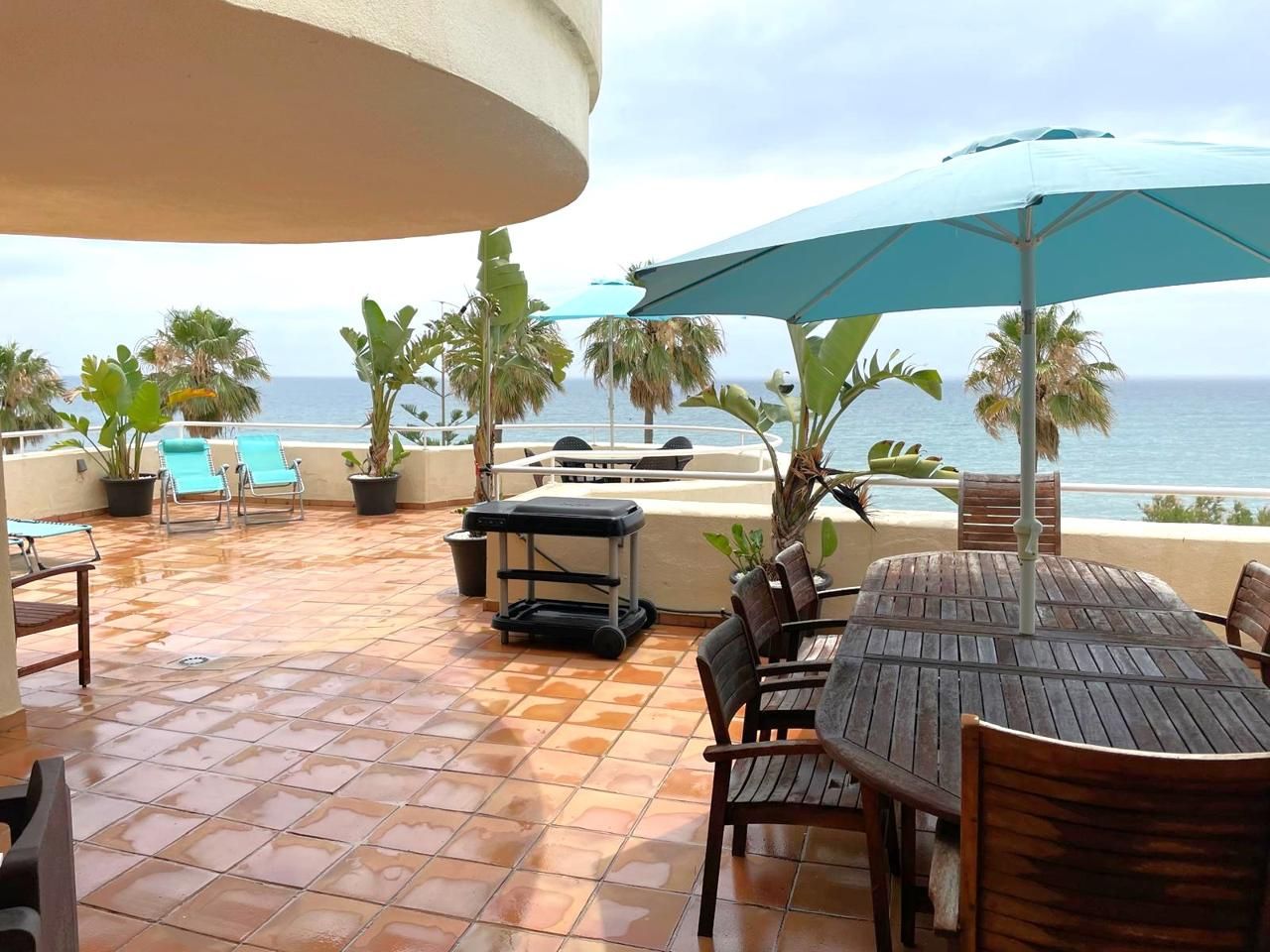 Terrassa de Apartament de lloguer en Estepona amb Terrassa, Moblat i Internet