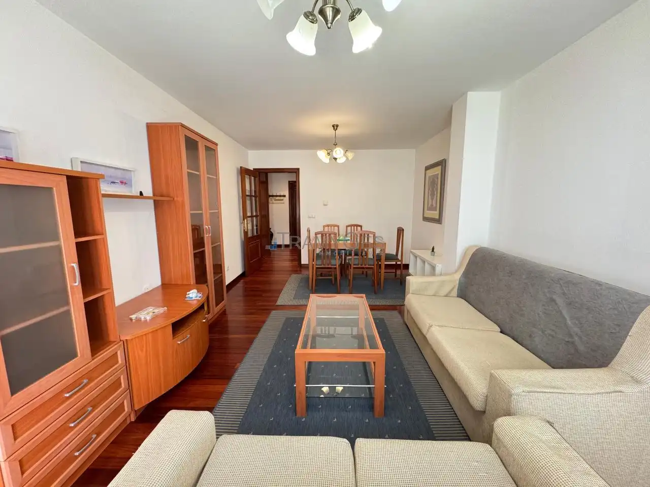 Living room of Flat for sale in Vigo   with Heating, Parquet flooring and Storage room