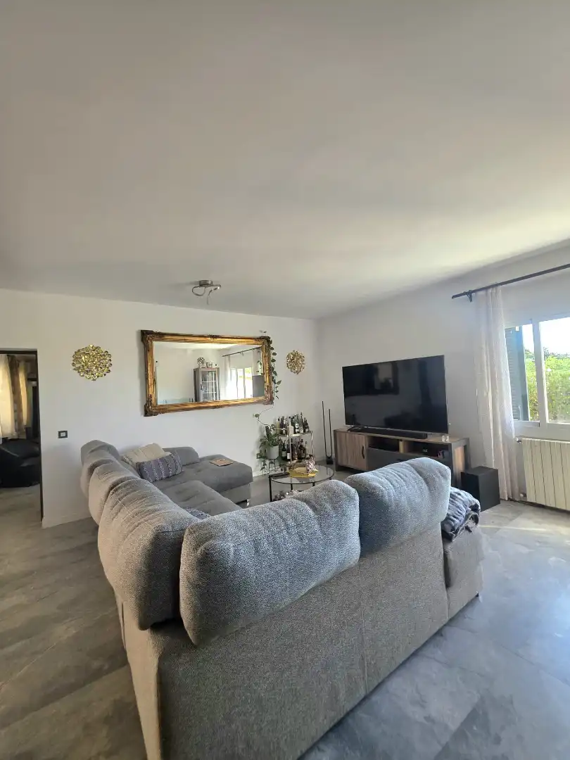 Wohnzimmer von Haus oder Chalet zum Verkauf in Bunyola mit Klimaanlage, Heizung und Privatgarten
