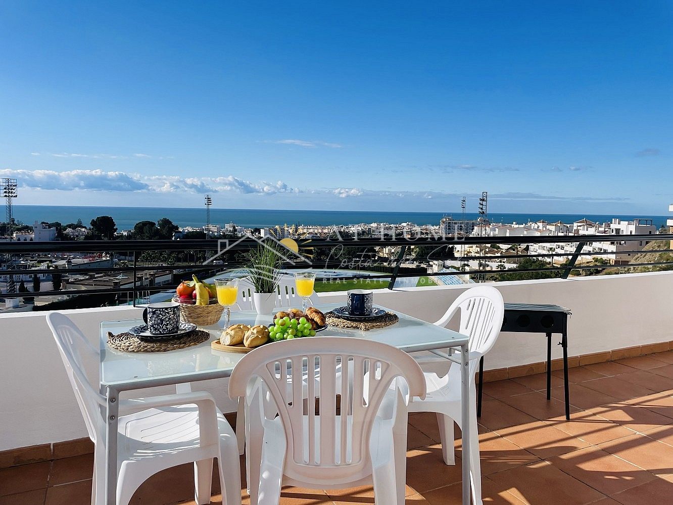 Terrace of Apartment to rent in Nerja  with Terrace, Swimming Pool and Oven