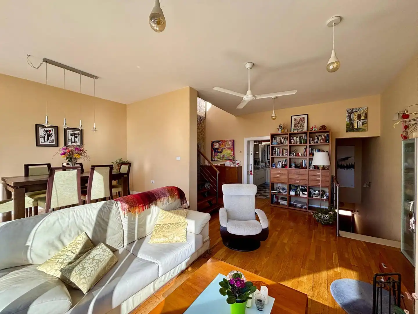 Sala de estar de Ático en venta en Güímar con Parquet, Terraza y Balcón