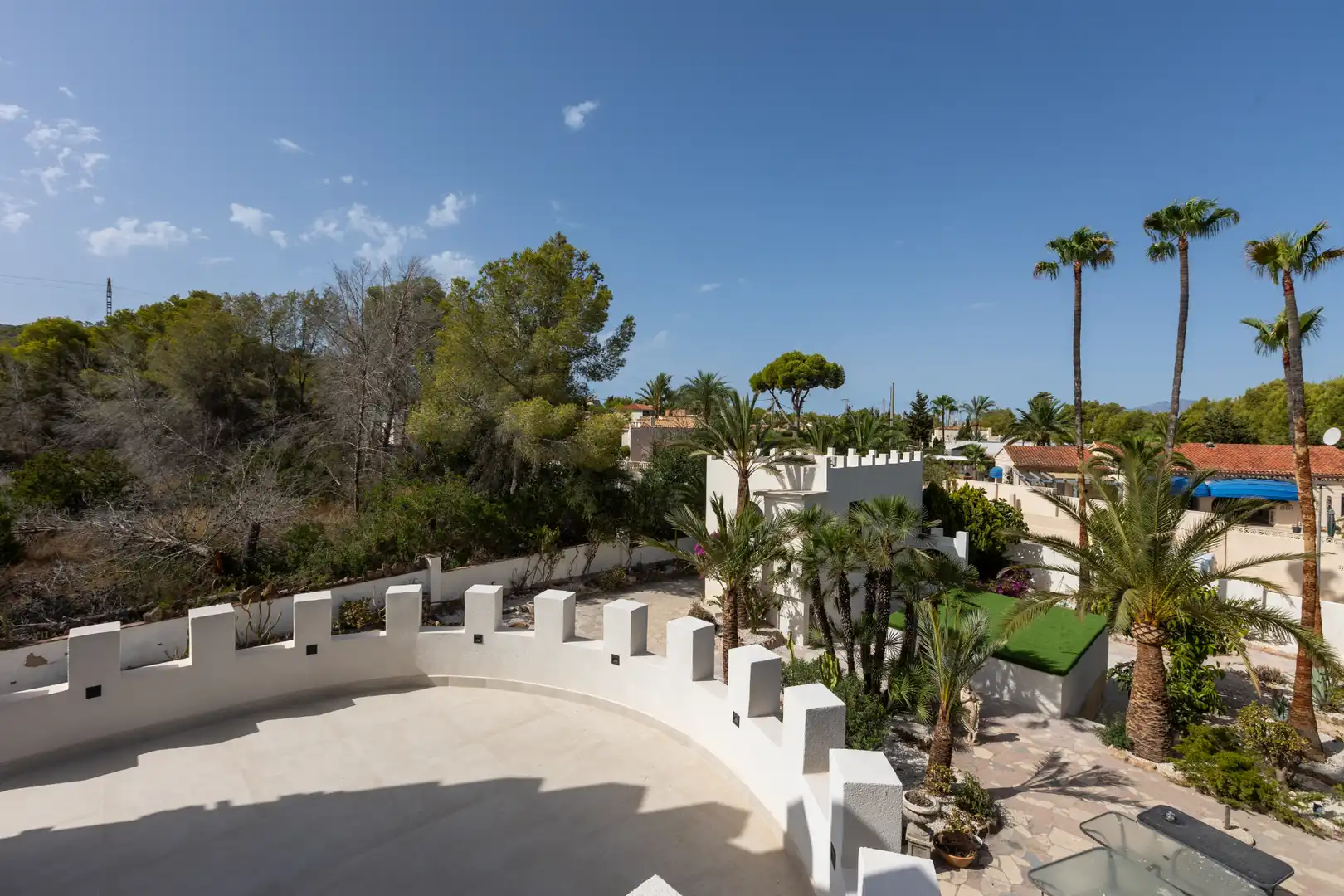 Garden of Houses for sale in Benidorm  with Air Conditioner, Heating and Private garden