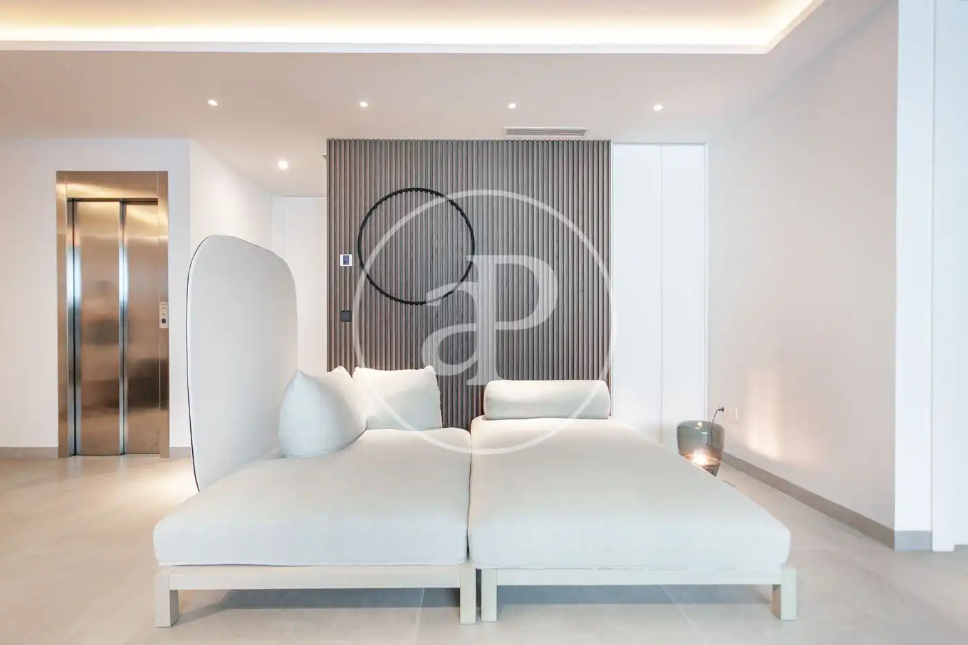Sala de estar de Casa o chalet en venta en Altea con Aire acondicionado, Calefacción y Jardín privado