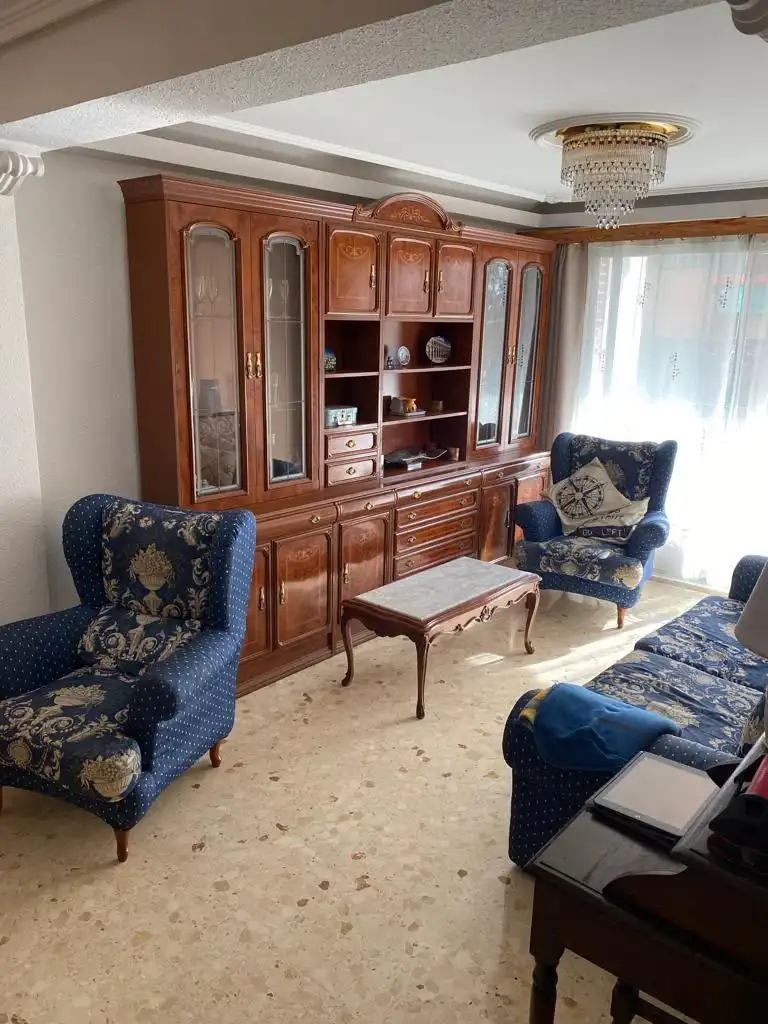 Sala de estar de Piso en venta en Valencia con Amueblado y Balcón