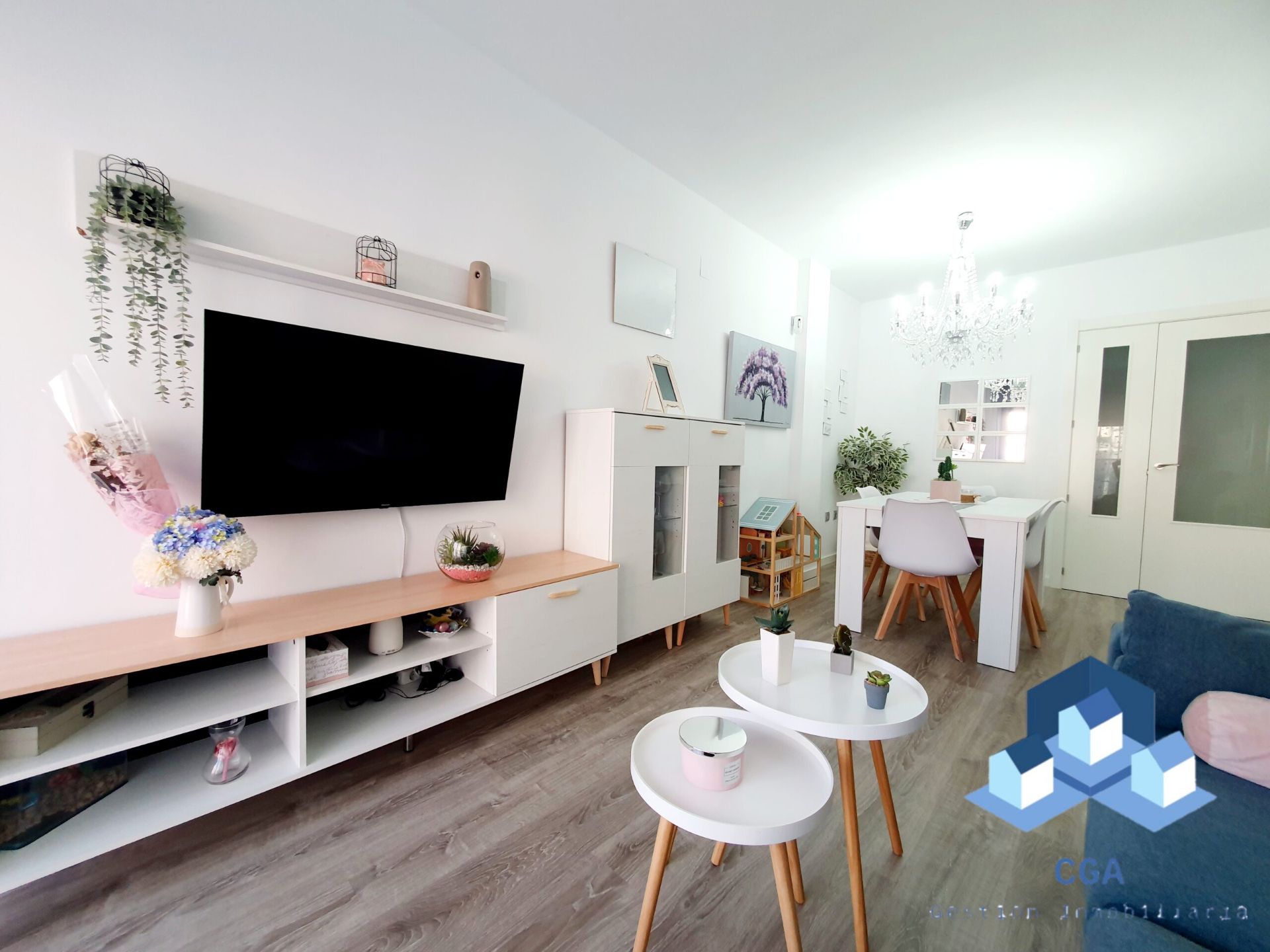 Sala d'estar de Pis en venda en Lorca amb Aire condicionat, Calefacció i Parquet