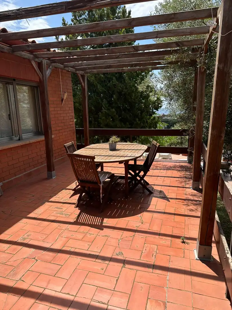 Terraza de Casa o chalet en venta en L'Ametlla del Vallès con Aire acondicionado, Jardín privado y Parquet