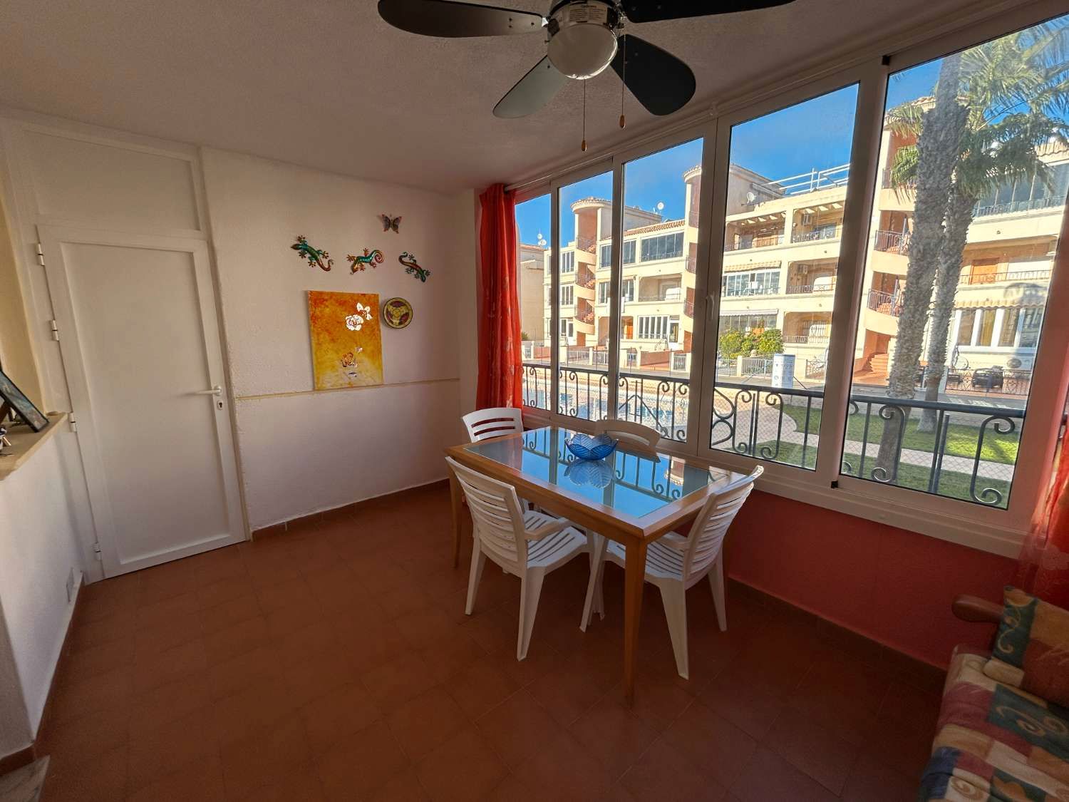 Balcony of Apartment for sale in Orihuela  with Air Conditioner, Swimming Pool and Furnished