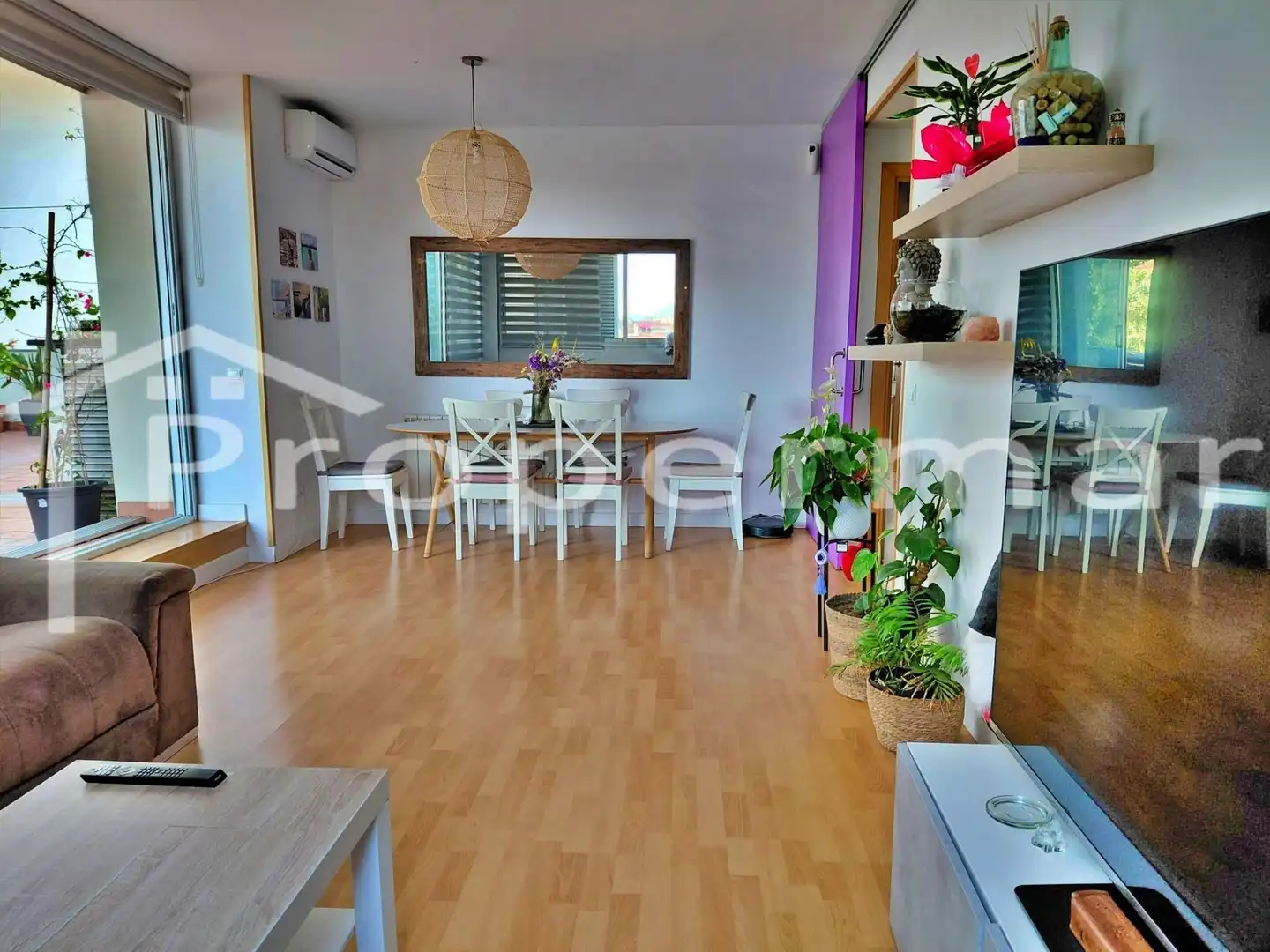Sala de estar de Ático en venta en Parets del Vallès con Aire acondicionado, Calefacción y Terraza